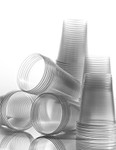 Plastic cups' mountain