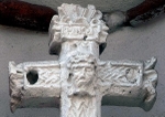 San Jerónimo, atrial posa, cross, crossing