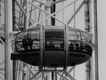 The London Eye/Millennium Wheel 4 (b&w)