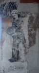 Cloister walk, pillar mural