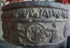 Casona del Retablo, baptismal font detail