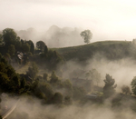 Stanton Lees in the mist
