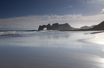 Wharariki Beach morning light