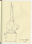 Sketch from Rome - Bernini Elephant