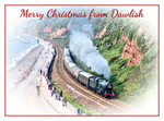 XM05 - Clun Castle steam train leaving Dawlish