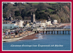 TS36 - Xmas Card Teignmouth viewed from the pier