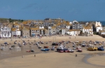 St Ives Town Beach in West Cornwall