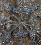 San Lorenzo, façade, main portal, left pilaster relief detail