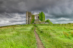 Ballycarbery Castle, County Kerry, Ireland.