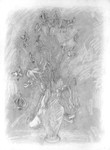 Drawing - Dead Flowers 20in x 30 in