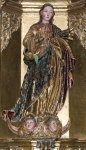 W transept, La Inmaculada Concepción altar, Virgin Immaculate