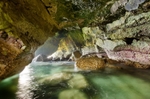 z2392 Colours of the Caves at Watcombe Bay