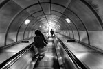 Down the escalator, Southwark tube station (2)