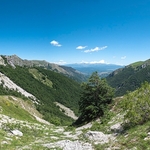 View towards Leonessa from Mt Terminillo