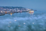 z3407 Dawn over the Mouth of the Medina Cowes