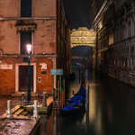Bridge of Sighs at Night, Venice