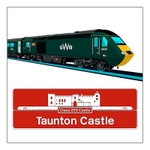 GWR Castle Class HST 43186