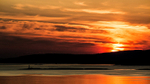 Oban as the sun slips below the horizon
