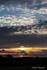 Skyscape at sunset over Lough Neagh