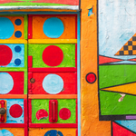 Colourful Facade, Casa Bepi, Burano - Version 1