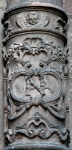 Capilla del Sagrario, portal column relief