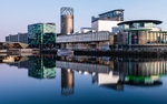 The Lowry at dusk