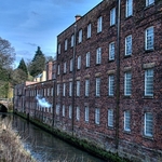 river bollin by mill