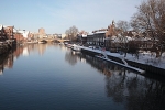 IMG_8884 WINTER MORNINGCRYSTAL REFLECTIONS RIVER OUSE YORK FROM SKELDE