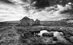 Old Lead Mine building on Grassington moor
