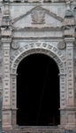 San Juan Bautista, façade, main portal