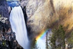 Yellowstone Rainbow Waterfall