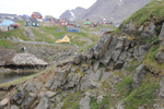 Tasiilaq and rock outcrops