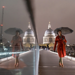 Bronze-Print-Gill Mackay-Girl on the Millennium Bridge