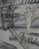 Lower scene detail: dying man's infant soul