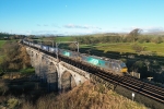 JL - 19.12.24 88009 88006 4S43 Daventry - Coatbridge, Docker Viaduct