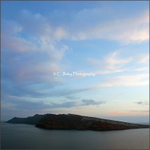 Der Ausblick nach Thirasia, Santorin