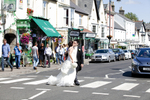 Bride and Groom at Bear Hotel, Cowbridge