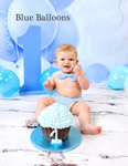blue balloons