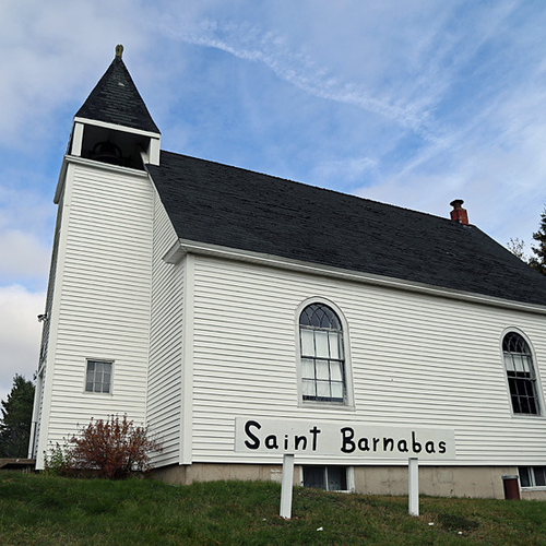 St. Barnabas Church located in  Barnesville, New Brunswick.