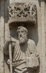 Façade portal detail, St. Paul (right)