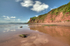Large A5 postcard Ness Beach at low tide