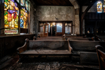 Third Presbyterian Church, Chester PA | Corner Entryway and Pews