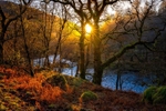 Sunset-on-the-river-Orchy
