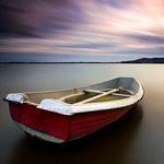 Red Row Boat