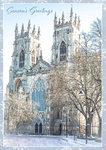 CS4. SNOWY CHRISTMAS YORK MINSTER