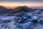 Sunrise from Slieve Loughshannagh - Mourne Mountains