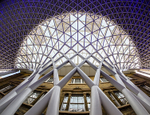 Ceiling in King's Cross Station (3)