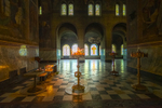Inside Alexander Nevsky Cathedral, Sofia, Bulgaria.