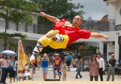 KM-382 Shaolin monks Kung Fu show at Po Lin Monastery
