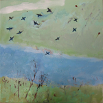 a flock of starlings